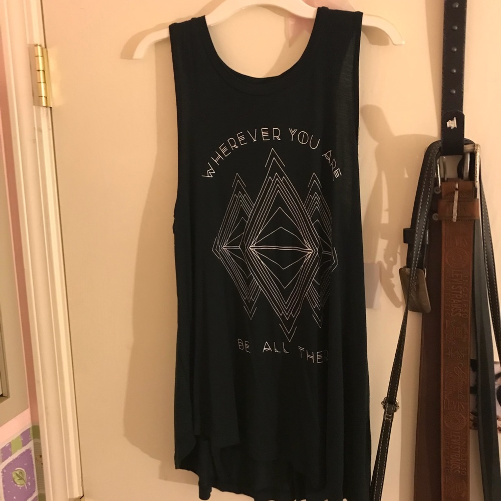 Black Muscle Tee